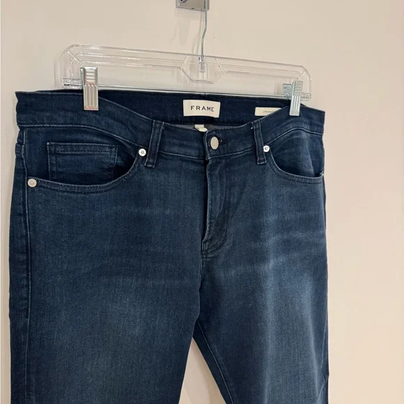 Frame Denim L'Homme Slim Dark Blue Jeans - Picture 4 of 6